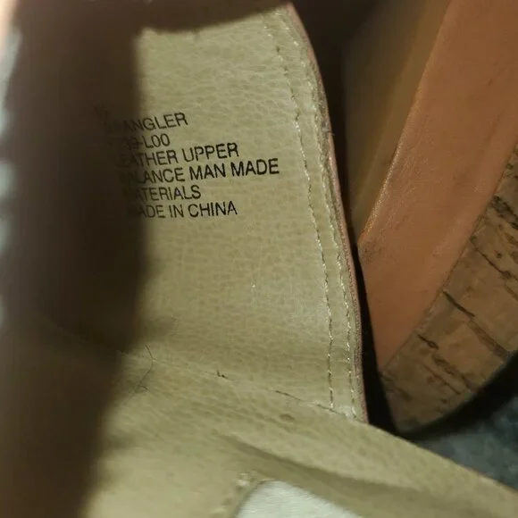 Vintage American Eagle Tan Wedges || sz 8.5 GUC - Picture 12 of 13